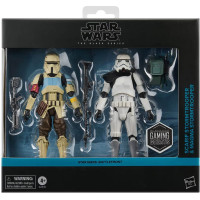 Scarif Stormtrooper and Magma Stormtrooper - Black Series 6in G2545 - Star Wars