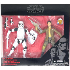 Poe Dameron and Riot Control Stormtrooper Black Series 6 inch