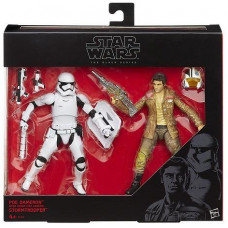Poe Dameron and Riot Control Stormtrooper Black Series 6 inch