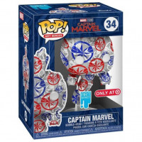 Funko POP Art Series - Marvel Avengers: Captain Marvel - Includes Protector Case