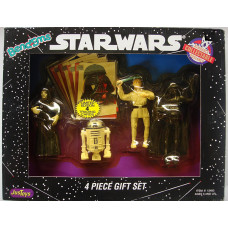 4 Piece Gift Set - Emperor, R2-D2, Luke, Darth Vader Bend-Ems