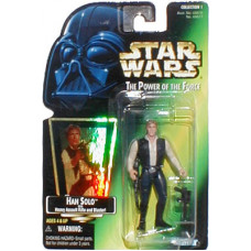 Han Solo with Heavy Assault Rifle and Blaster Green Hologram