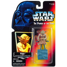 Yoda with backpack & Gimmer Stick (Orange Card with Hologram)