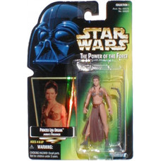 Leia as Jabba's Prisoner (Slave) (green hologram)