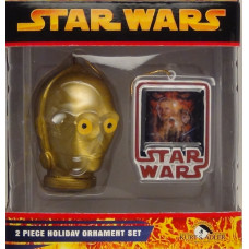 C-3PO -  2 Piece Holiday Ornament Set