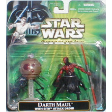 Darth Maul with Sith Attack Droid