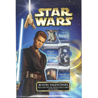 Star Wars 30 Foil Valentines & Seal Cards Anakin Star Wars 30 Foil Valentines & Seal Cards Anakin