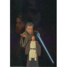 Attack of the Clones Silver Foil Card #6 - Obi-Wan Kenobi