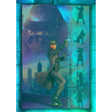 Attack of the Clones Prismatic Foil Card #4 of 8 - Zam Wesell