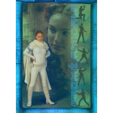 Attack of the Clones Prismatic Foil Card #5 of 8 - Padme Amidala