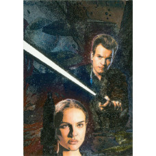 Star Wars Galaxy 4 - Etched Foil Card #1 of 6