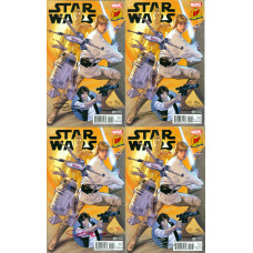 Marvel Star Wars #1 Dynamic Forces Exclusive Set of 4 Signed