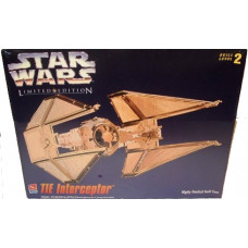 Star Wars Limited Edition TIE Interceptor Gold Tone Model Kit