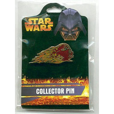 Flaming Darth Vader Pin from the Revenge of the Sith Collection