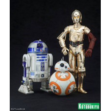 R2-D2 & C-3PO with BB-8 1/10 Scale Pre-painted model kit ArtFX