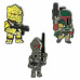 Bounty Hunters set of 3 pins Star Wars Celebration Orlando 2017