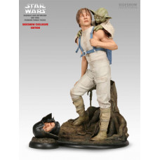 Sideshow Luke & Yoda Dagobah Training Premium Format Figure