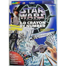 Star Wars A New Hope 3-D Crayon by Number by RoseArt