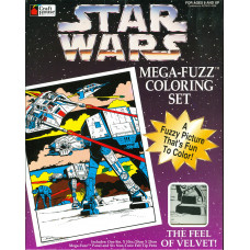 Star Wars Mega-Fuzz Coloring Set AT-AT and Snowspeeder