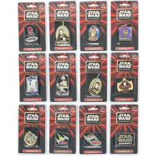 Episode I - Metal Collector's Pin 2 inch by 1-1/2 inch Set of 12