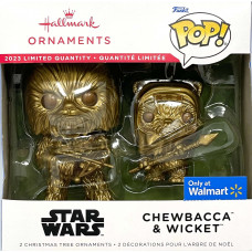 Star Wars Hallmark Chase Gold Chewbacca Wicket Limited Edition Quantity Ornaments