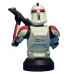 Star Wars: Clone Trooper Captain Deluxe Collectible Bust - Red