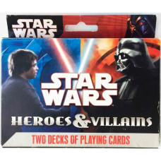 Star Wars Heroes & Villains Playing Cards - 2 decks