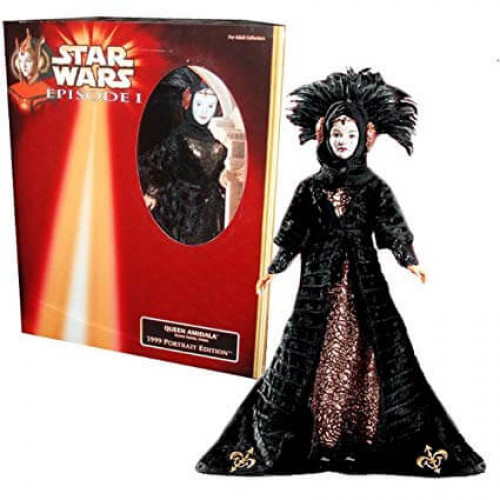 Queen Amidala Black Travel Gown 1999 Portrait Edition - K&C