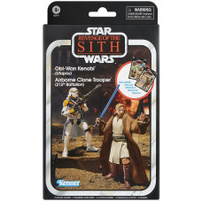 Obi-Wan Kenobi and Airborne Clone Trooper Action Figures 2-Pack - Vintage Collection 3.75 inch G3191 Star Wars Obi-Wan Kenobi and Airborne Clone Trooper Action Figures 2-Pack - Vintage Collection 3.75 inch G3191 Star Wars